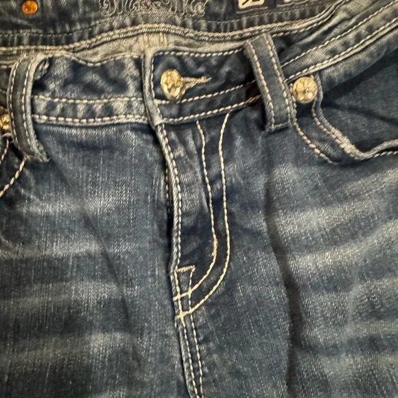 Miss Me Women's Blue Boot Cut Jeans - Picture 4 of 6